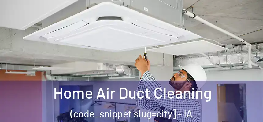  Home Air Duct Cleaning (code_snippet slug=city] - IA